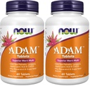 NOW Supplements, ADAMTM meeste multivitamiini Saw Palmetto, lükopeeni, alfa-lipohappe ja CoQ10, Plus Natural Resveratrol & Viinamarjaseemne ekstrakt, 60 tabletti (pakk 2)