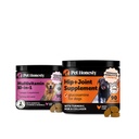 10 in 1 Multivitamiin + hip & Joint Health Soft Chew Supplement Bundle - Koer Vitamiinid - Glükosamiin Kondroitiin, Omegas, Kurkum ja MSM üldiseks koerte terviseks, ühine toidulisand koertele.