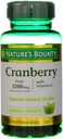 Nature's Bounty Cranberry Fruit 4200 mg, Plus C-vitamiini Softgels, 120 ea (pakk 4)