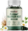 Valerian Root Gummy, Orgaaniline Valerian Juur Sleep & Stress Relief, Täiustatud Kummeli Lill täiskasvanutele, Kids-Friendly, Apple Flavor, 60 Counts