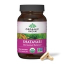 ORGAANILINE INDIA Shatavari kapslid - taimsed toidulisandid, toetab hormonaalset tasakaalu, immuunsüsteemi tugi, vegan, gluteenivaba, USDA orgaaniline, toetab reproduktiivtervist - 180 kapslit