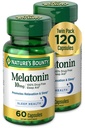 Looduse pearaha melatoniin, soodustab lõõgastumist ja une tervist, 10mg, kapslid, 60 Ct (2 Pack)