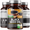 Number üks Toitumine N1N Premium Black Seed Oil [Max Tugevus, 1000 mg] 100% külmpressitud Nigela Sativa toetada seedimist, immuunsüsteemi ja liigese mugavust ja liikuvust, 120 kapslit