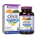 Bluebonnet Nutrition Mens' ONE 40+ kogu toidupõhine mitu, mehed multivitamiinid meestele 40+, sojavabad, GMO-vabad, Kosher, 60 köögiviljakapslit, 60 serveerimist