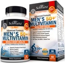 Üks kord päevas multivitamiin 50-aastastele ja vanematele meestele - südame tervise toetamise täiendus - tsink, A, B, C, D3, E-vitamiinid - mälu ja aju tervise toetamiseks - mõeldud kogu keha tervisele - 60 loend