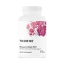 THORNE - Naiste Multi 50+ - terviklik igapäevane multivitamiin vitamiinidega A, B6, B12, C, D, E, K, Tsink & More - südame, aju, luu ja immuunsüsteemi tervise toetamine * - 180 kapslit