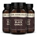 Dr Mercola Fermented Black Küüslauk, 90 Servings (180 kapslit), Toidulisand, Toetab Immune Health, Non-GMO