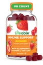 Elujõuline immuunsüsteemi tugikummid täiskasvanutele | Elderberry C-vitamiin ja tsink | Hea maitse Elderberry Immune Support Gummies | Immunity Gummies täiskasvanutele, meestele, naistele | 90 Gummies