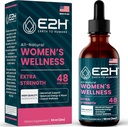 E2H Kõik looduslikud naiste heaolu, hormoonide tasakaal ja PMS-i leevendus Black Cohosh'i, Dong Quai ja lagritsa juurtega kuuma välgu leevendamiseks - 2 Fl Oz