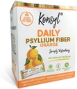 Konsyl Daily Fiber Orange 100% looduslik Psyllium Husk Pulber - looduslikult magustatud - Gluteenivaba - 30 individuaalset kleebist