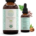 HerbEra Taimne Puhasta Orgaaniline Alkoholivaba Tinktuur | Detox and Cleanse Formula, Extract Supplement | Organic Wormwood Herb, Black Walnut Hull, Cloves Flower Buds | Purge Extract (2 fl oz)