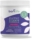 Bari Life Complete Bariatric - Toidulisandi Pulbrisegu, Kaltsiumtsitraat, Multivitamiin, Raud - Bariaatrilised vitamiinid mao varrukate patsientidele - (Watermelon, 60 Servings)