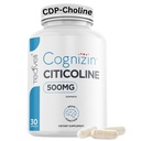Teaveli Cognizin Citicoline - 500mg CDP koliinkapslid - kliiniliselt uuritud aju täiendus, et toetada selgust, kontsentratsiooni ja mälu - kõige biosaadavam vorm koliin toidulisandeid - 30 serveerimist