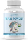 Pearl Powder Supplement 500mg, 120 kapslit - looduslik kaltsiumi ja aminohapete allikas, vananemisvastased antioksüdandid nahahoolduseks, mitte-GMO