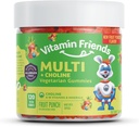 Vitamiinisõbrad - taimetoitlased multivitamiinid ja koliin lastele - igapäevane toitumisalane tugikummid w / Vitamiin C, D, E, A, B6, tsink, foolhape, koliin, seleen, niatsiin, tiamiin, biotiin (30 päeva pakkumine)