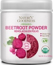 Nature's Goodness Beet Root Powder - 56 Servings (8oz) - lämmastikoksiidi võimendaja energia, vastupidavuse, südame tervise ja sportliku jõudluse jaoks