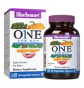 Bluebonnet Nutrition One for Men Whole Food-Based Multiple, Daily Nutrition *, Non-GMO, Taimetoitlane Sõbralik, Kosher, Gluteenivaba, Soja-Vaba, Piimavaba, Rauavaba, 30 Taimset Kapslit, 30 Servingut