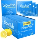 Blowfish for pohmellid | Ideaalne tervituskottide, pohmellikomplektide, pulmade ja bakalaureuse lemmikute jaoks | Kiire pohmellivabastus | 25 üheannuselist ümbrist | hakkab tööle 15 minutiga