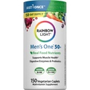Vikerkaare valguse multivitamiin meestele 50+, C-vitamiin, D & tsink, probiootikumid, meeste üks 50+ multivitamiin pakub kõrge tugevusega immuunsust, mitte-GMO, taimetoitlane, 150 tabletti