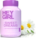 Sweet Dreams Capsules - Natural Sleep Support Melatonin, L-Theanine, Valerian Juur, Kummel, Lemon Balm - 60 kapslit