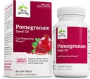 Terry looduslikult granaatõuna seemneõli - toidulisand südame-veresoonkonna tervise toetamiseks - taimsed mitte-GMO-lisandid oomega-5 ja granaatõuna ekstraktiga - 60 Softgels