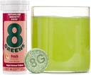 8Greens Supergreens Tablets | Super Greens Pulber Superfood Tablett, Metabolism Immunity & Focus, Daily Greens kihisevad tabletid, Orgaaniline: Aloe Vera, Spirulina, Chlorella, Virsik, 10 Servings