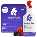 Healthycell Bioactive Daily Vedel Multivitamiin meestele ja naistele – 20+ Essentsiaalsed vitamiinid, mineraalid ja antioksüdandid ajule, südamele, immuunsusele, energiale, nahale ja juustele – 30 geelipakendit