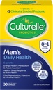 Culturelle Daily Health 8-in-1 probiootikumid ja multivitamiinid meestele - 30 Count - looduslikult hangitud probiootikumid seedetrakti tervise ja immuunsuse toetamiseks, magneesiumi, D3-vitamiini, C-vitamiini, B12-vitamiiniga