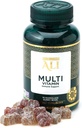 Arst ALI looduslikud multivitamiinikummid | orgaanilised igapäevased kummikud A-vitamiini, C-vitamiini ja oluliste toitainetega | Immuunsüsteemi toetamine, seedimine, aju ja nägemine Tervis | Gluteenivaba | želatiinivaba | 70 loend