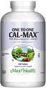 Maxi Health 500 mg kaltsiumilisandit D3-vitamiiniga (1000 RÜ) ja magneesiumiga (500 mg) - luu, hambad ja ühine tugi meestele ja naistele - 240 tabletti