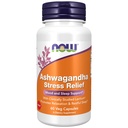 NOW täiendused, Ashwagandha stressi leevendamine, meeleolu ja unetoetus *, kliiniliselt uuritud Lactium®-iga, soodustab lõõgastumist ja rahulikku une *, 60 Veg kapslit