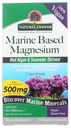 Nature's Answer Marine Based Magnesium, Super Concentrated 500mg | Plant Based | Red Vetikad & Seawater Derived | Alkoholivaba & Gluteenivaba | Taimekapslid 90ct