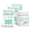 BioGaia Prodentis 3- pakk | Hambaprobiootikumid | Edendada terveid igemeid ja hambaid | Kaitse hambaprobleemide vastu | Suukaudse mikrobioomi täiendamine | Suuõõne tervise parandamine | Mündi maitse | 90-päevane pakkumine