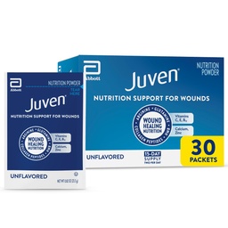 Juven Therapeutic Nutrition Joogipulber, sealhulgas kollageenpeptiidid, aminohapped ja HMB haavade paranemise toetamiseks, maitsestamata, 30 pakendit