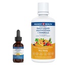 Kirg 4 Eluvedelik Multivitamiin Plus Orgaaniline vedelik D3K2 Omega 3