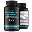 Neuropaatia Toetus Natural Närvihäire Relief - Made in USA - Närvi Antioksüdant Trigeminal Neuralgia, Diabeetiline Ja Perifeerne Neuropaatia - Käed, Kael, Jalgade Ja Varvaste Ravi Valem - 60 Caps