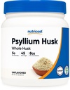 Nutricost Psyllium Whole Husk Powder (Flakes) 8.1oz - Gluteenivaba & Non-GMO