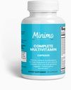 Täielik multivitamiin + immuunsuse suurendamine, 60 kapslit, 3. partei testitud, igapäevane lisand meestele, naistele, täiskasvanutele, gluteenivaba, mitte-GMO, 30 serveerimist
