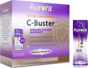 Aurora Nutrascience Ultra Liposomal C-Buster Immuunsüsteemi tugi, C-vitamiin, D-vitamiin, tsink, Elderberry, Pelargonium, K-vitamiin ja ženšenn, 30 pakendit, 10 ML