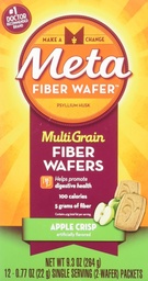 Metamucil Fiber Wafers Apple Crisp 24 Iga (pakk 6)