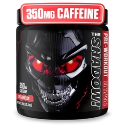 JNX SPORTS The Shadow! 350 mg kofeiini kõva tuum eeltreening - arbuus 30 serveerimist | Elektrienergia, vaimne fookus ja üliinimlik tugevus meestele ja naistele