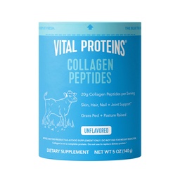 Vitaalvalgud Kollageen Peptiidid Pulber Täiendus naha karvade küünte ühine tervis või tugi - hüdrolüüsitud kollageen - Maitsestamata, 7 Servings