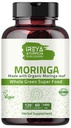 Moringa kapsel 1000 mg (120 kapslit), Moringa pulberkapslid, mis on valmistatud orgaanilisest Moringa Leaf pulbrist | Mitte-GMO Terve roheline supertoidutoit 60 päeva pakkumine
