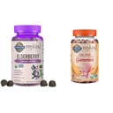 Eluaed Orgaanika Elderberry Gummies täiskasvanutele ja lastele - Immuunsüsteemi tugilisa orgaaniliste puuviljade ja orgaaniliste lastega Kummi vitamiinid - Puuviljad - Sertifitseeritud Orgaaniline