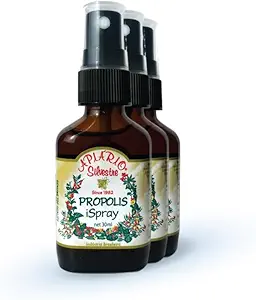 Üldine 3-pudelid Apiario Silvestre Brasiilia Green Bee Propolis Spray Glükoolne ekstrakt 30 ml - Mittealkohoolne, veevaba, Honey Free, Gluteenivaba