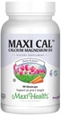 Maxi Health Calcium 1000 mg toidulisand D3-vitamiiniga (1000 RÜ) ja magneesiumiga (500 mg) - luu, hambad ja ühine tugi meestele ja naistele - 90 kapslit