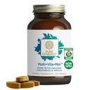 PURE SYNERGY Multi·Vita·Min | Vegan Multivitamiinid, mis on valmistatud orgaanilistest tervetest toitudest | Kaks korda päevas toidulisand meestele ja naistele | Põhitoitained energia, meeleolu, immuunsuse ja luu tervise jaoks (60 tabletti)