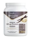 Life Extension Wellness Code Advanced Whey Protein Isolate - Vanilla Flavor - Protein Shake Mix Pulber lihaste kasvu ja immuunsüsteemi tervise toetamine - Gluteenivaba, mitte-GMO, suhkruvaba - 454g - 20 serveerimist