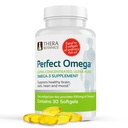 Therabotanics Perfect Omega Fish Oil Supplement EPA & DHA - kõrge imendumine, kontsentreeritud oomega 3 südame, aju, silmade ja ainevahetuse tervise jaoks - Alaska kalaõli pehmed softgelid - 30 loendit (pakk 1)