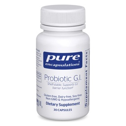 Puhas kapseldamine Probiootikum G.I. - riiulil stabiilne probiootikum soolestiku tervise ja seedetrakti toetuseks - Lactobacillus & Bifidobacterium - 30 kapslit
